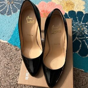 Christian Louboutin Black Patent Heels